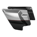 Side Cover Panel Fit For Harley Road Glide 2009-2023 Billet Silver / Vivid Black