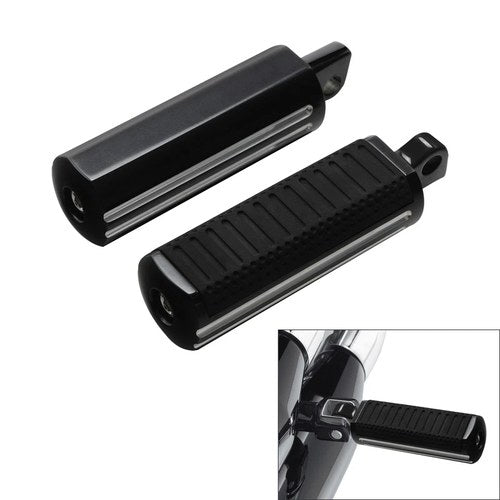 Male Mount Footrest Foot Pegs Fit For Harley Touring Street Road Glide Softail
