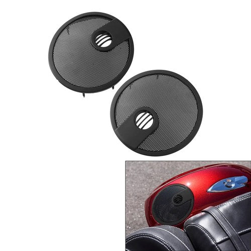 Saddlebag Lid Speaker Grill Fit For Indian Chieftain Dark Horse 16-18 Roadmaster