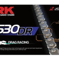 RK Chain 530DR-150 Lightweight Drag Racing Chain for Powersports