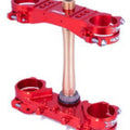 XTrig Rocs Tech Triple Clamp 22mm Offset for Honda Crf 250R & 450R, Red