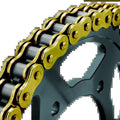 Twin Power Z Ring Chain 530X120 Gold for Harley V-Twins - Heavy-Duty Drive Chain