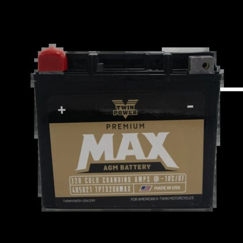 Twin Power GYZ-20H Premium Max Agm Battery for Harley-Davidson Motorcycles
