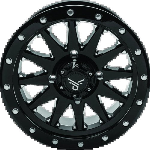 QuadBoss Wagon 14x7 Aluminum Wheel With Milled Finish – For 4x110 Bolt Pattern