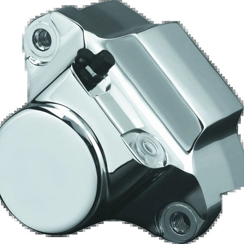Bikers Choice Chrome Rear Brake Caliper Assembly with Pads for Harley Davidson