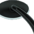 Bikers Choice 488748 Tapered Stem Motorcycle Mirrors - Black Oval Pair