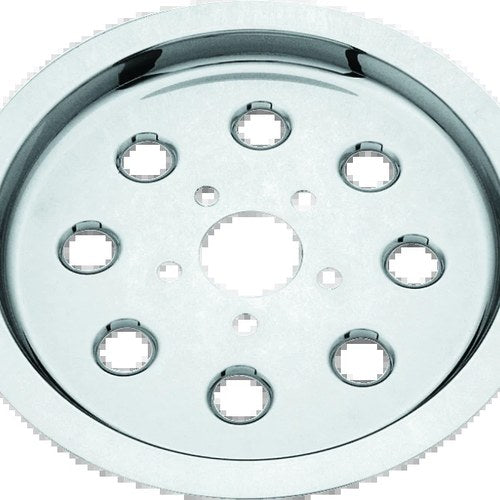 Bikers Choice Chrome Belt-Drive Pulley Cover for 65 Tooth Sprockets – Fits