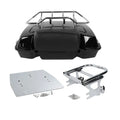 Razor Trunk Mount Backrest Pad Plate Fit For Harley Touring Electra Glide 97-08