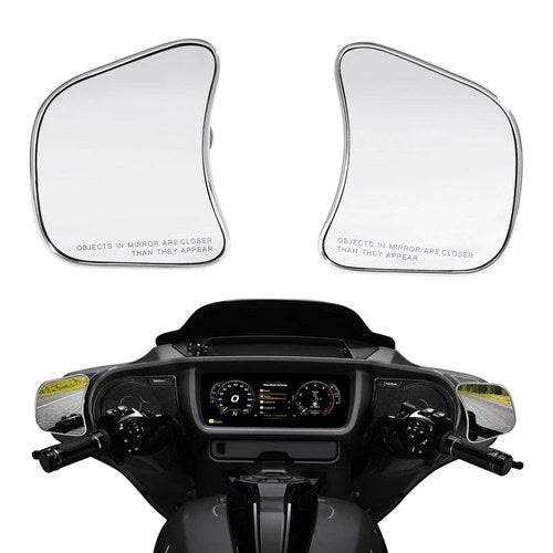 Inner Fairing Mount Rearview Side Mirrors Fit For Harley Cvo Street Glide 23-26
