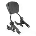 Black Sissy Bar Backrest Pad & Docking Fit For Harley Touring Road King 2014-25