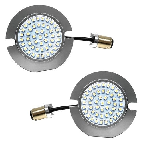 For Harley-Davidson Electra Glide 98-16 Turn Signal Inserts Standard Flat