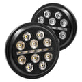 For Indian Roadmaster 15-19 Buck-Shot 4.5" Round LED Passing Lamps
