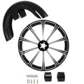 21" Front Fender Wheel Rim Dual Disc Hub Fit For Harley Road Glide King 1997-13