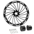 Motorcycle 18" Wheel Rim w/ Dual Disc Hub Fit For Harley Street Road Glide 97-21