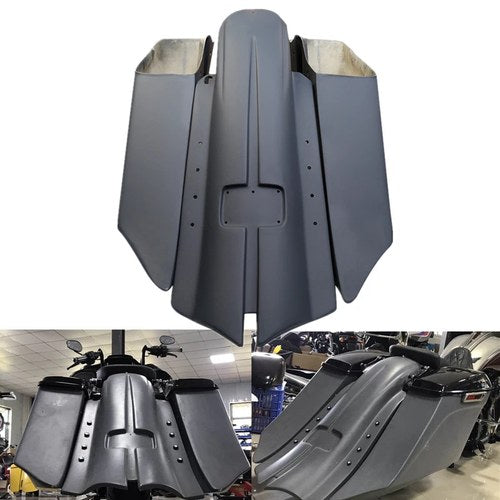 7" Stretched Saddlebgs Saddle Bags & Rear Fender Fit For Harley Touring 2014-23