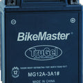 BikeMaster TruGel Battery MG12A-3A1 – Powersports Deep Cycle Gel Battery