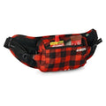 Uswe Waist Hip Pack 2L Flannel Red for Mountain Biking & Off-Road Adventures