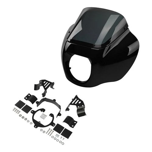 Headlight Fairing Windshield & Bracket Fit For Harley Low Rider ST Fxlrs 20-25