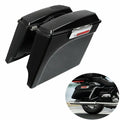 5" Stretched Hard Saddlebags w/ 5x7'' Speaker Lids Fit For Harley Touring 93-13