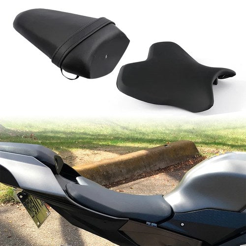 Front + Rear Seat Pillion Cushion Saddles Fit For Yamaha Yzf R1 YZF-R1 2015-2025