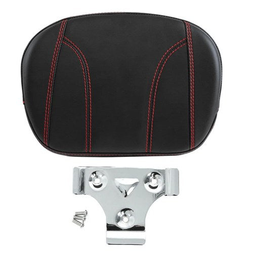 Passenger Sissy Bar Backrest Pad Fit For Harley Touring Road King Softail Deluxe