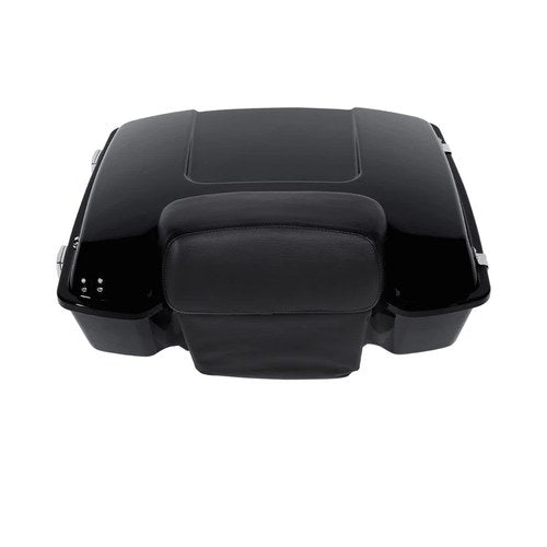 Chopped Trunk Pad Backrest Fit For Harley Touring Road King Street Glide 97-13