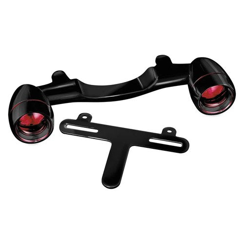 For Harley-Davidson Road King 96-21 Bullet Black Rear Turn Signal Light Bar
