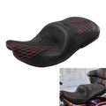 Black+Red Rider Driver Passenger Seat Fit For Indian Chieftain Dark Horse 16-25