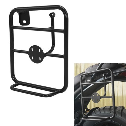 Black Side Pannier Luggage Rack Fit For Triumph Speed 400 Scrambler 400X 2024