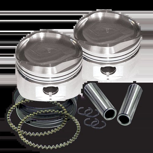 S&S Cycle 89in Low Compression Stroker Pistons for Harley Big Twins