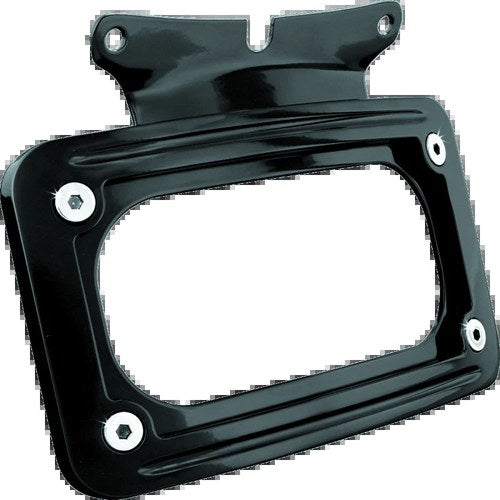 Kuryakyn Curved License Plate Mount for Harley-Davidson Touring & Road Models
