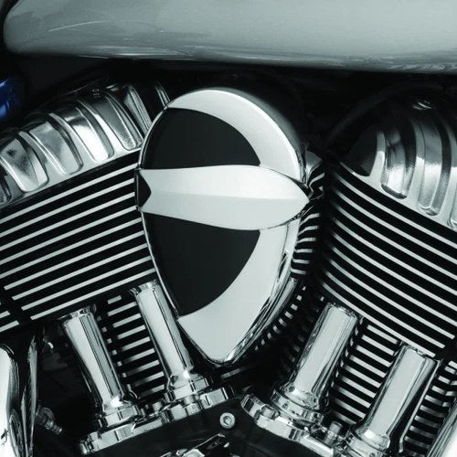 Kuryakyn John Shope Series Chrome Horn Cover for Indian Models