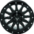 QuadBoss Qbs Wagon 14x7 Aluminum Wheel with 4+3 Offset and 4x156 Bolt Pattern