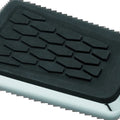 Kuryakyn Hex Brake Pedal Pad for FL Models with Chrome Finish