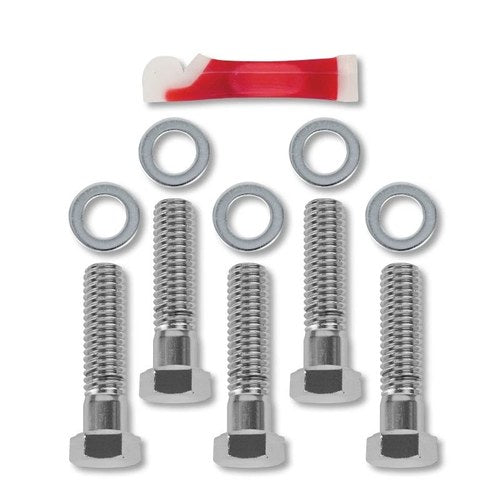 Performance Machine For 00-Up HD Bolt Set Pulley Chrome Part 0109-0055-CH