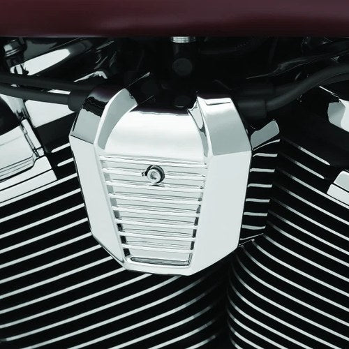 Kuryakyn Precision Coil Cover for Harley Softail 2018-2025 – Chrome Finish