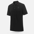 Akrapovic Mens Corpo For Polo Black L - Classic Cotton-Polyester Knit Shirt