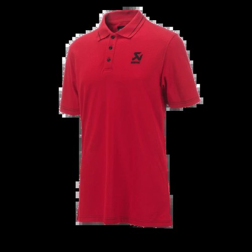 Akrapovic Corpo For Polo Red Men's 2XL Classic Knit Cotton-Polyester Polo Shirt