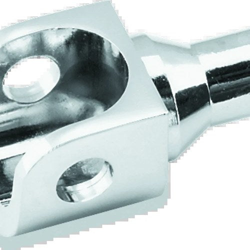 Kuryakyn Female Peg Adapter for 5/8 inch Square Mounts Chrome Pair