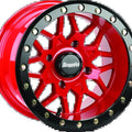 DragonFire Racing Typhon Wheel For 15x10 4x156 5+5 Offset Black With Machined