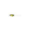 Cycra For 17-23 Kawasaki KX250F Front Stadium Number Plate – Fits Kawasaki KX