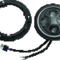 Kuryakyn Orbit Vision 7-Inch LED Headlight with Halo Ring for Powersports