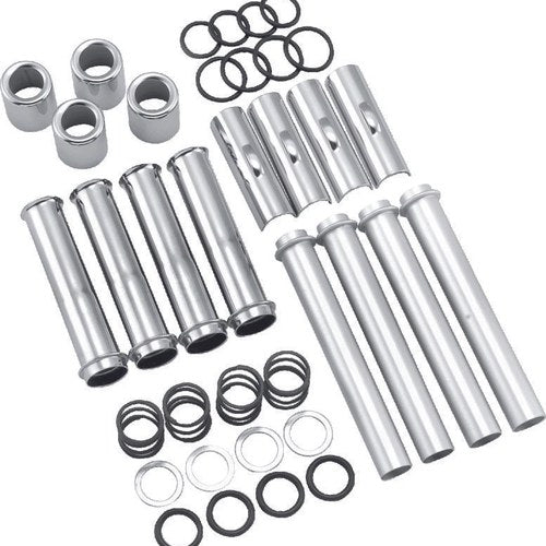 Twin Power 490309 Chrome Pushrod Cover Kit for Harley Davidson 2008-2009