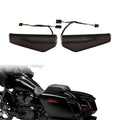 LED Saddlebag Brake Turn Light Smoke Lens Fit For Harley Cvo Street Glide 23-26