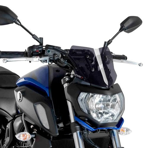 For Yamaha MT-07 2018-2021 Puig 9666F Generation Sport Naked Windshield