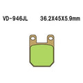 For Beta Evo 2010-2012 Vesrah VD-946JL Rear Sintered Metal Brake Pads
