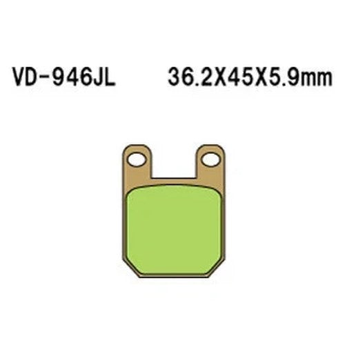 For Beta Evo 2010-2012 Vesrah VD-946JL Rear Sintered Metal Brake Pads