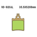 For KTM 65 2000-2003 Vesrah VD-920JL Rear Sintered Metal Brake Pads