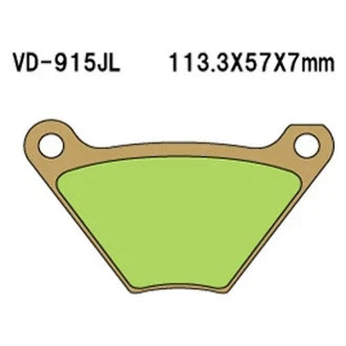 For Harley-Davidson Electra Glide 80-84 Vesrah Rear Sintered Metal Brake Pads
