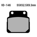 Vesrah VD-146 Front Organic Semi-Metallic Brake Pads